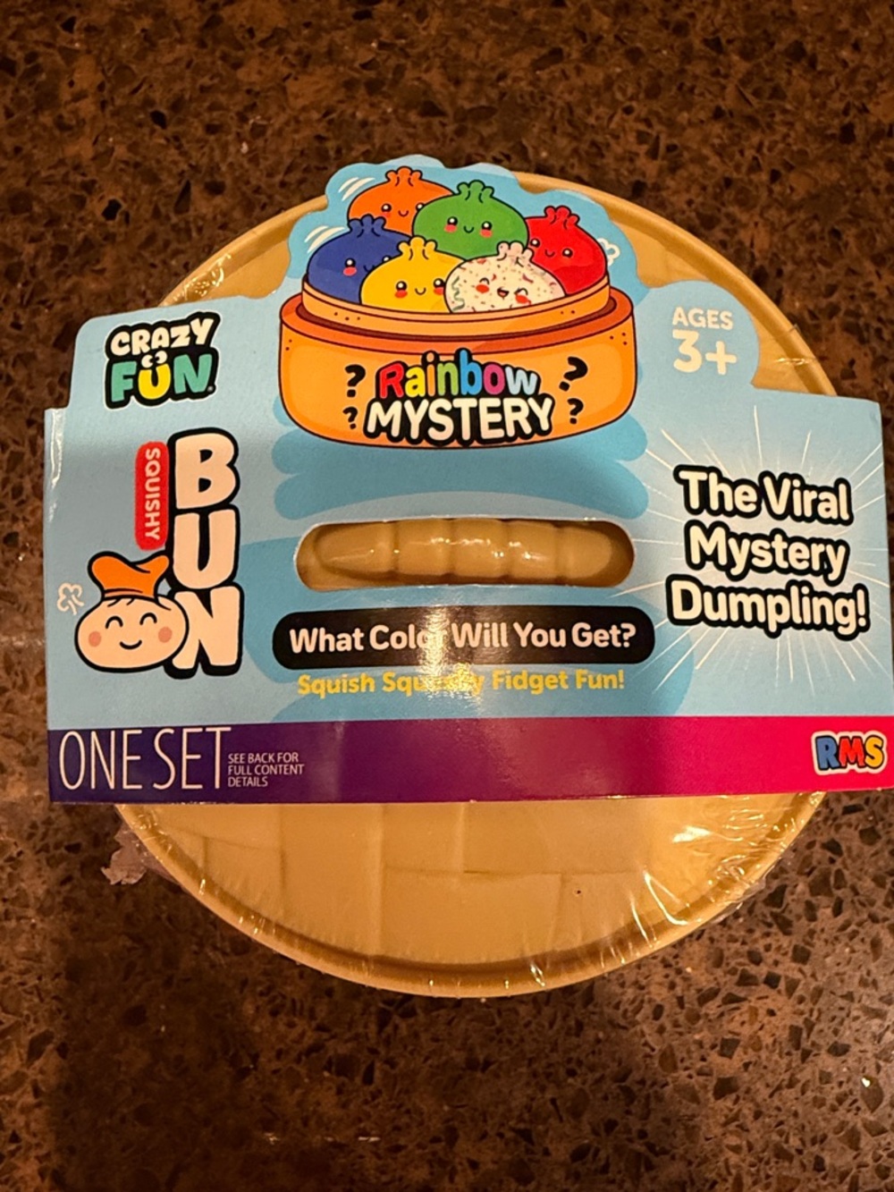 Rainbow Mystery Squishy Bun - Yellow